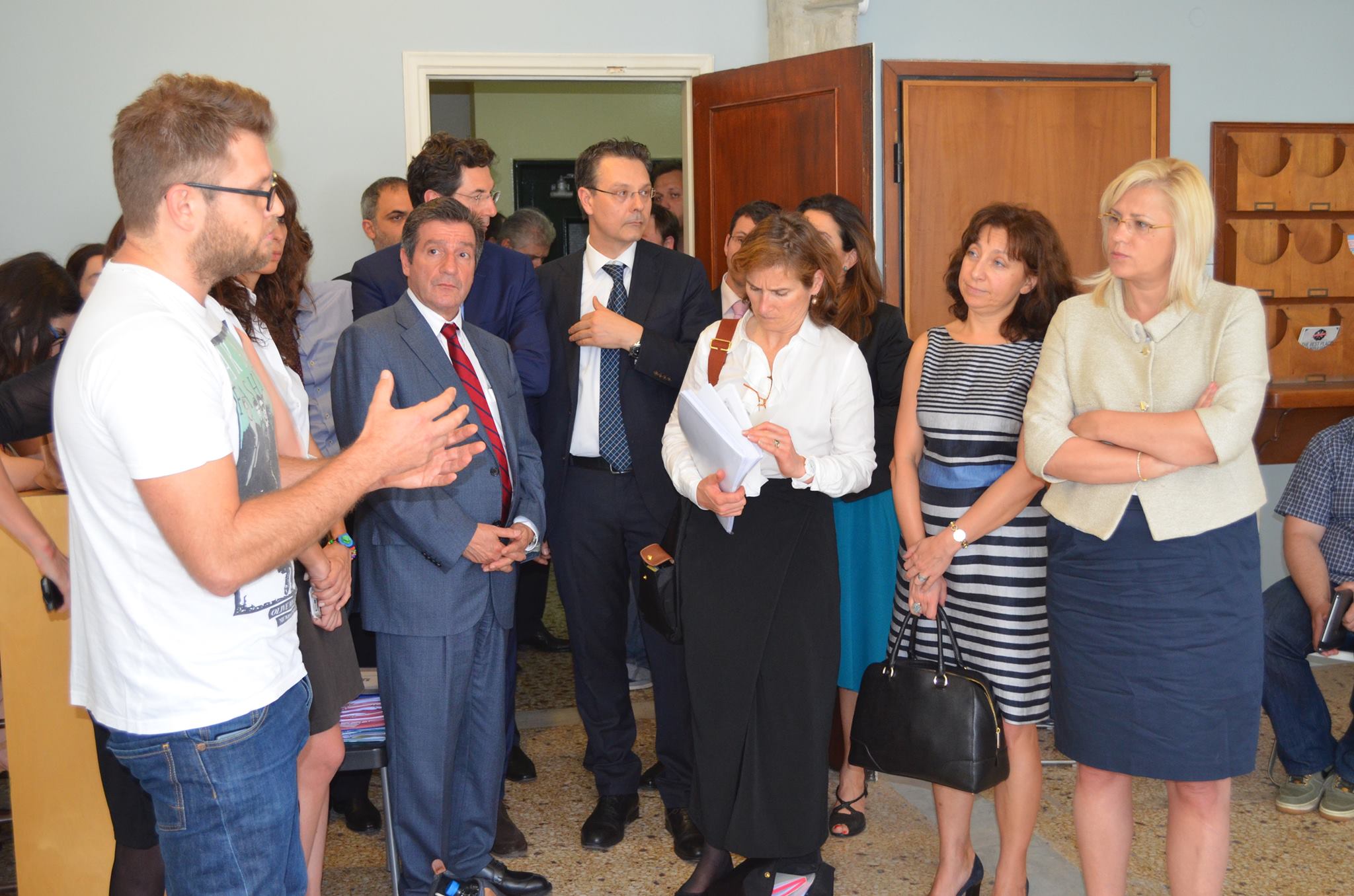 EU commissioner, Corina Cretu, visits Athens and Stone Soup