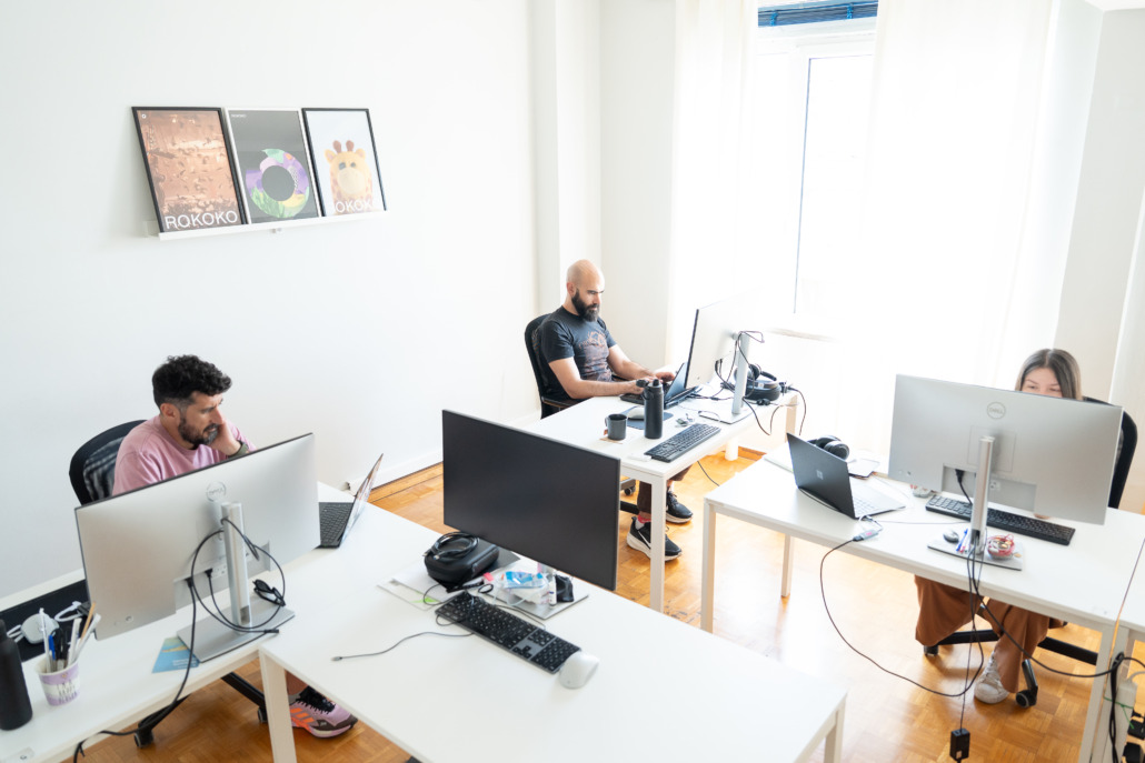 Rokoko start up working from stone soup coworking