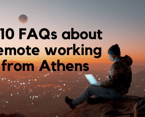 Digital Nomads remote working from Athens