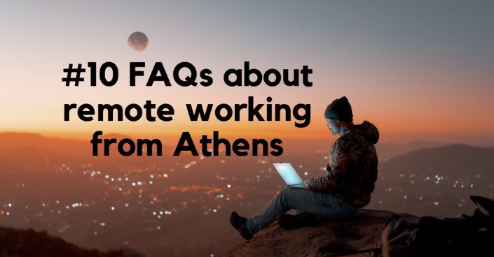 Digital Nomads remote working from Athens